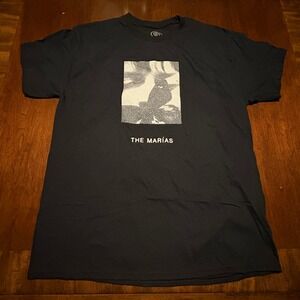 The Marías Submarine Album Graphic T-Shirt Black Medium Indie Pop Band Tee